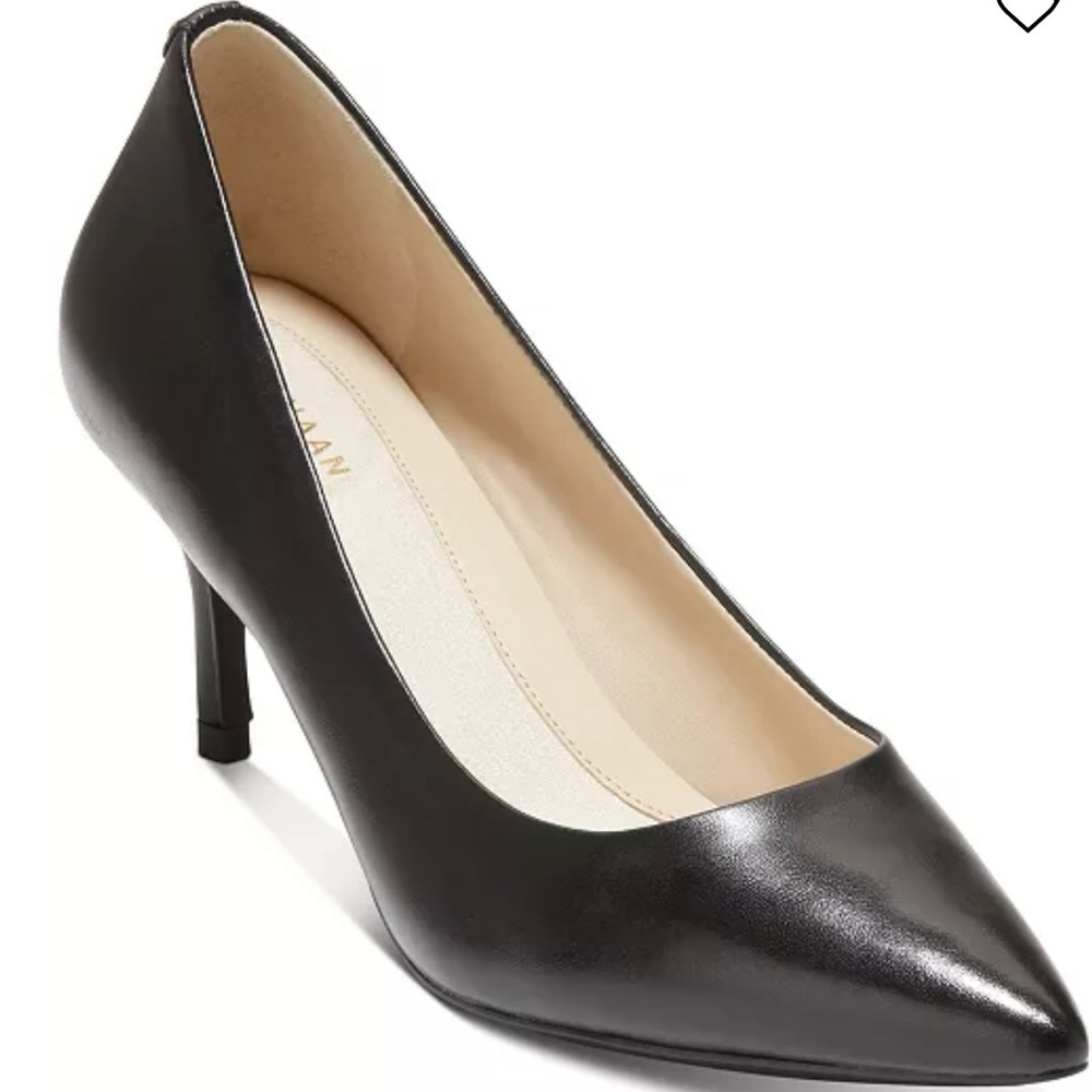- Cole Haan- Go to Park Pumps in Black Leather, Size 9B, NWT